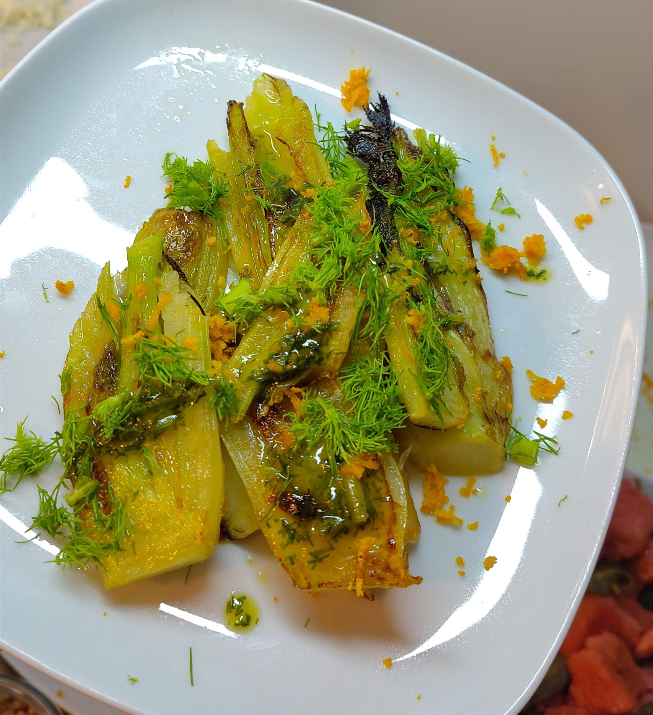 Rezept für gebratenen Fenchel mit Orange