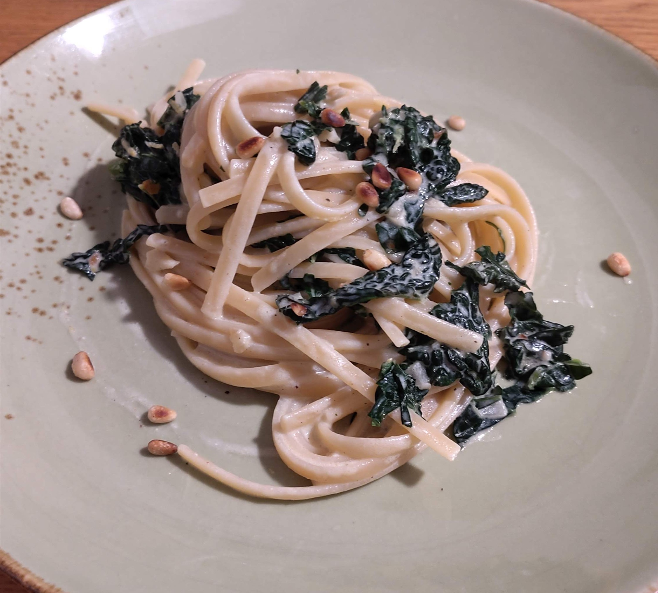 Rezept für Palmkohl-Pasta